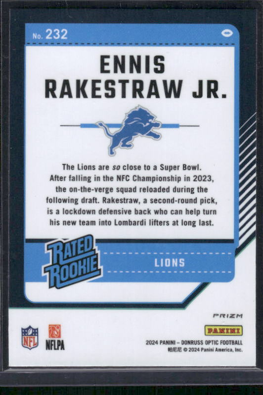 Ennis Rakestraw Jr. - 2024 Donruss Optic - Red Mojo - Rookie