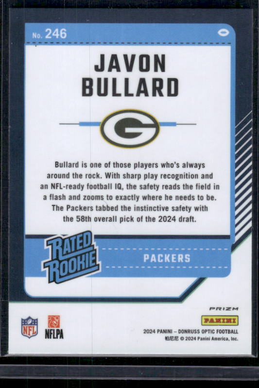 Javon Bullard - 2024 Donruss Optic - Red Mojo - Rookie