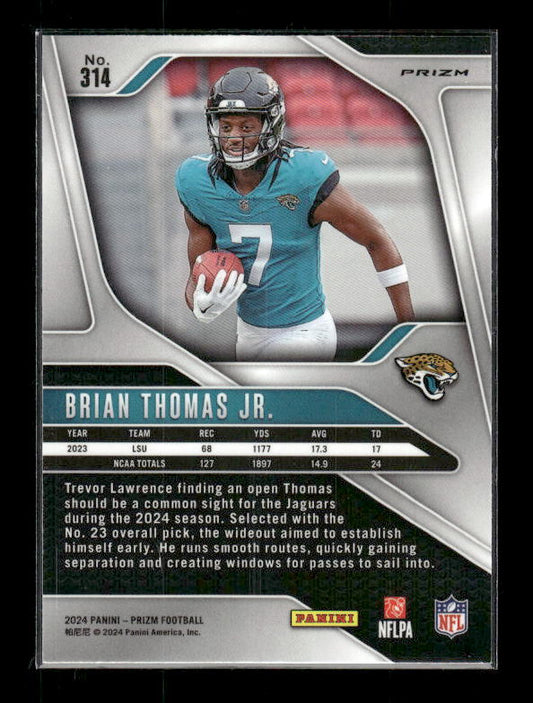 Brian Thomas Jr. - 2024 Panini Prizm - Green Wave - Rookie