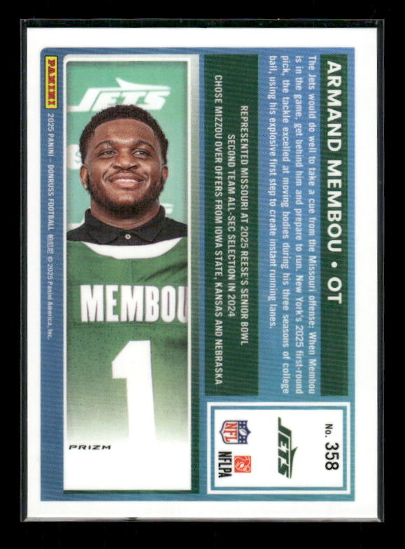 Armand Membou - 2025 Donruss Football - Optic Preview Red Pandora - Rated Rookie