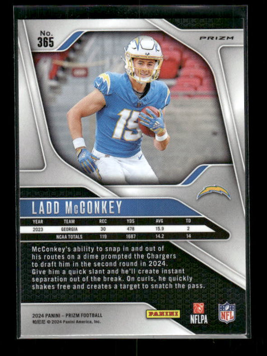 Ladd McConkey - 2024 Panini Prizm - No Huddle - Rookie