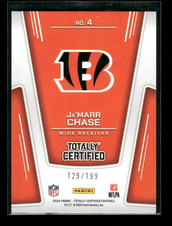 Ja'Marr Chase - 2024 Totally Certified - The Mighty Blue Mirror /199