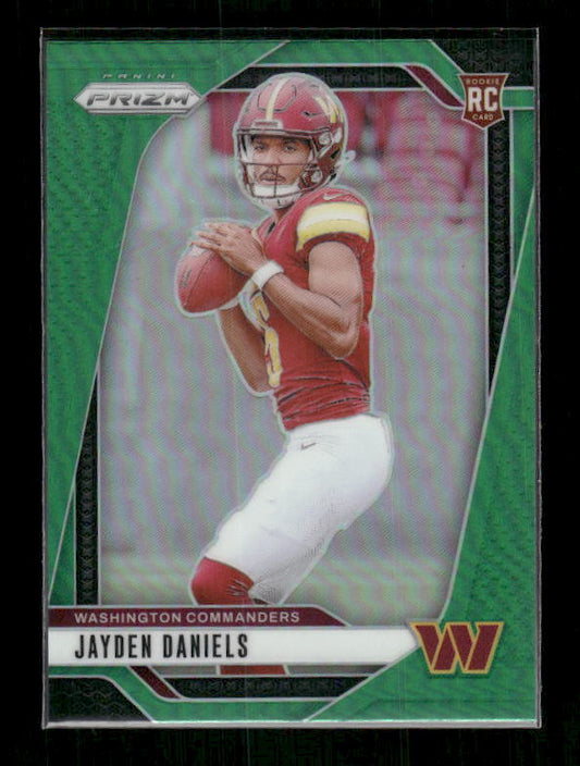 Jayden Daniels - 2024 Panini Prizm - Green Prizm - Rookie