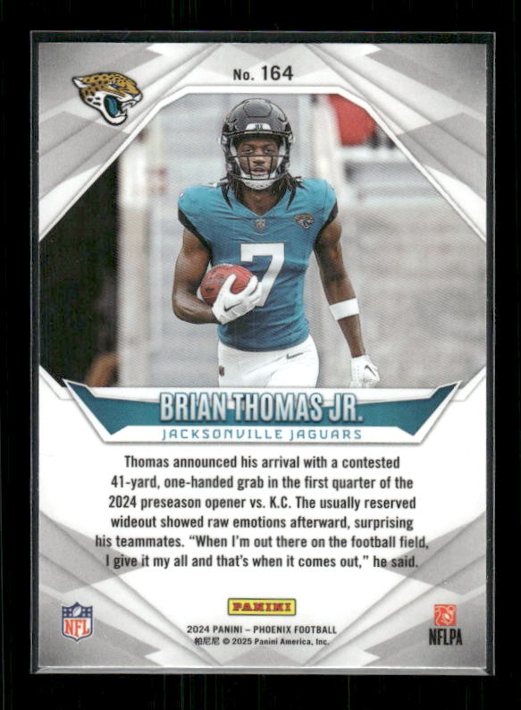 Brian Thomas Jr. - 2024 Phoenix Football - Purple - Rookie