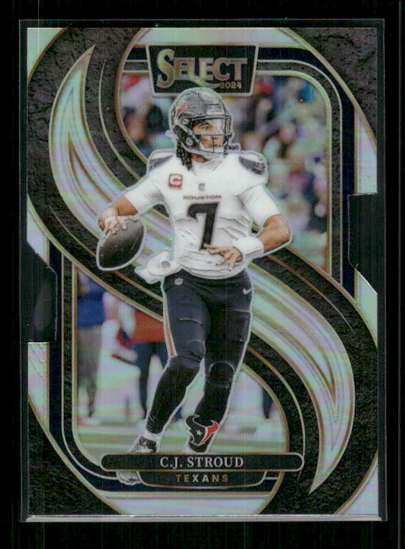 C.J. Stroud - 2024 Select Football - Silver Die Cut - Premier Level