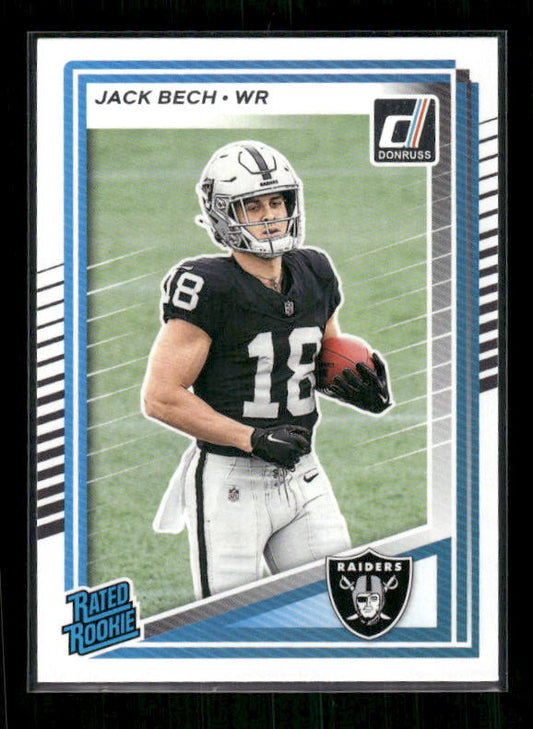 Jack Bech - 2025 Donruss Football - Rated Rookie