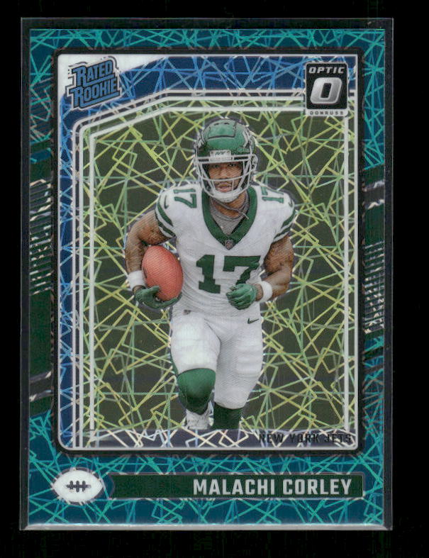Malachi Corley - 2024 Donruss Optic - Teal Velocity - Rated Rookie