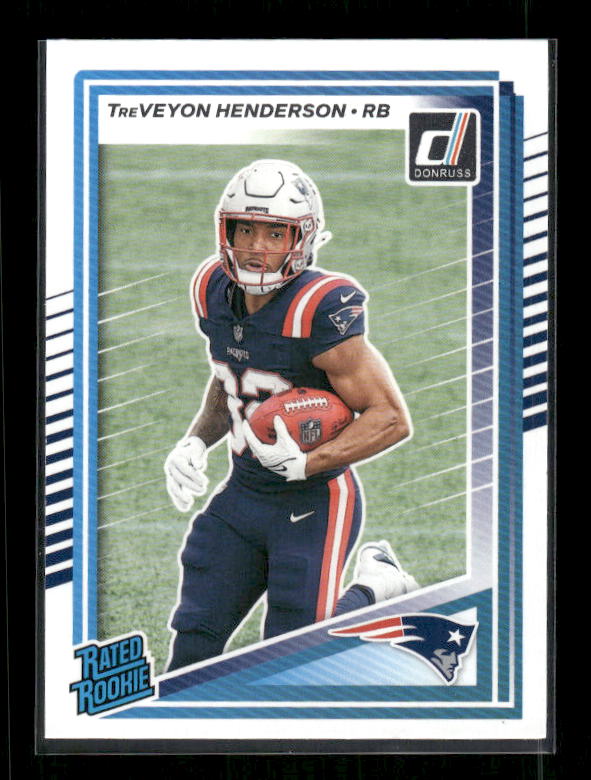 TreVeyon Henderson - 2025 Donruss Football - Rated Rookie