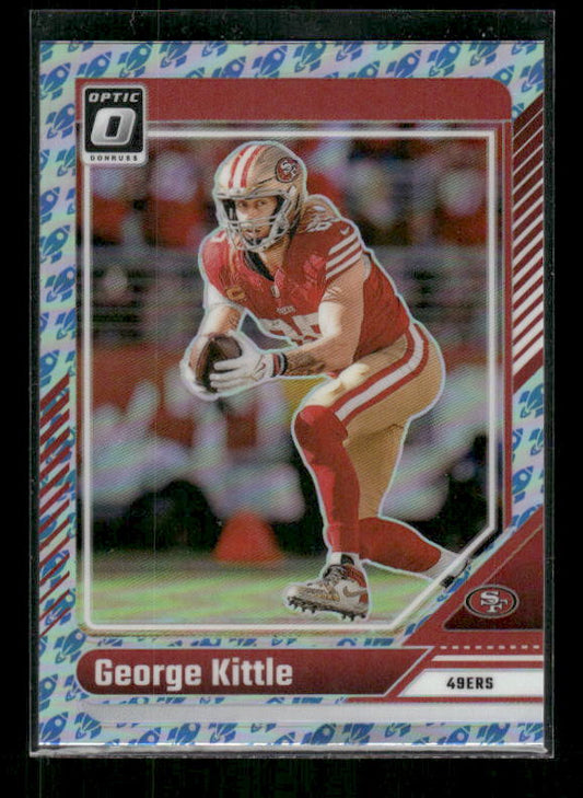George Kittle - 2024 Donruss Optic - Rocket Emoji SSP