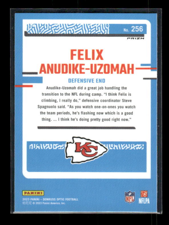 Felix Anudike Uzomah - 2023 Donruss Optic - Stars SSP - Rated Rookie