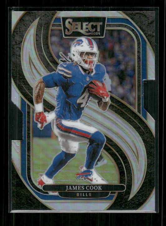 James Cook - 2024 Select Football - Silver Die Cut - Premier Level