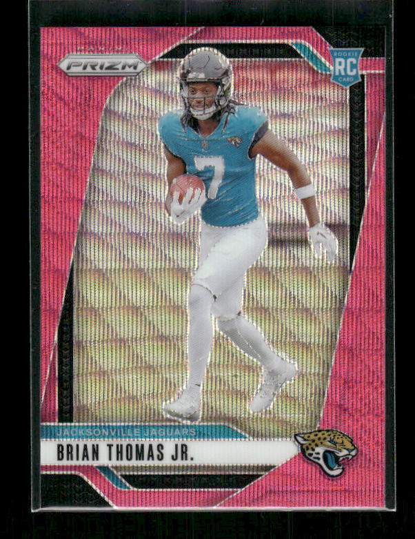Brian Thomas Jr. - 2024 Panini Prizm - Pink Wave Prizm - Rookie