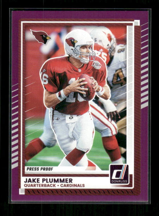 Jake Plummer - 2025 Donruss Football - Purple Press Proof