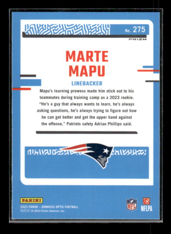 Marte Mapu - 2023 Donruss Optic - Fire Emoji SSP - Rated Rookie