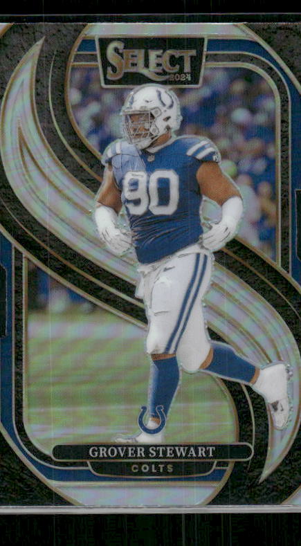 Grover Stewart - 2024 Select Football - Silver Die Cut - Premier Level