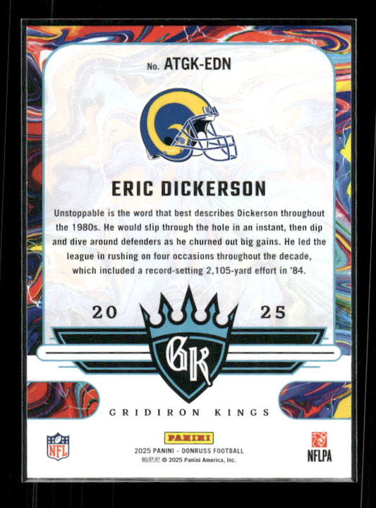 Eric Dickerson - 2025 Donruss Football - Gridiron Kings