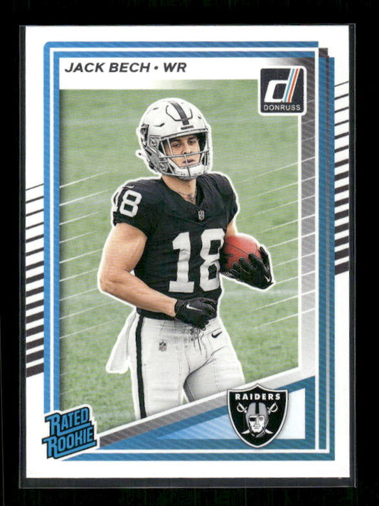 Jack Bech - 2025 Donruss Football - Rated Rookie
