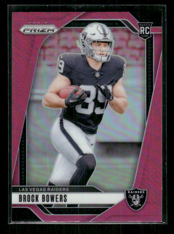 Brock Bowers - 2024 Panini Prizm - Pink Prizm - Rookie