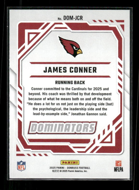 James Conner - 2025 Donruss Football - Dominators