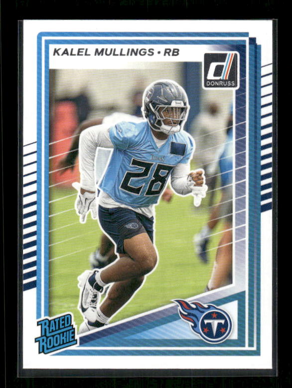 Kalel Mullings - 2025 Donruss Football - Rated Rookie