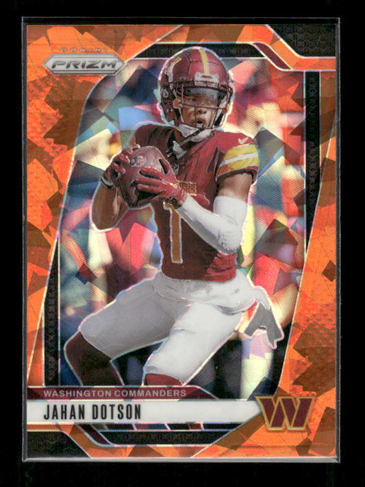 Jahan Dotson - 2024 Panini Prizm - Orange Ice