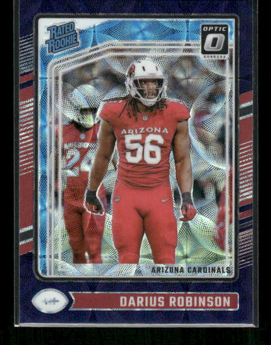 Darius Robinson - 2024 Donruss Optic - Purple Scope - Rated Rookie