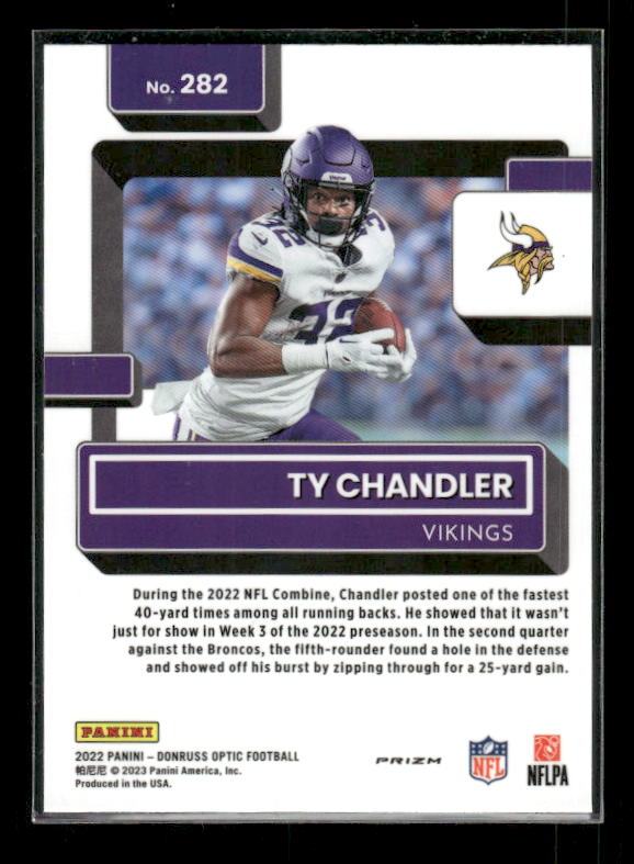 Ty Chandler - 2022 Donruss Optic - Stars SSP - Rated Rookie