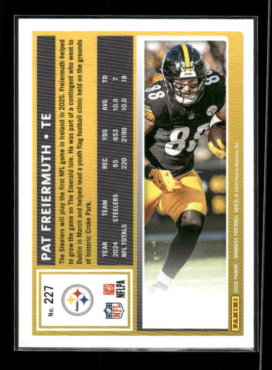 Pat Freiermuth - 2025 Donruss Football - Purple Press Proof