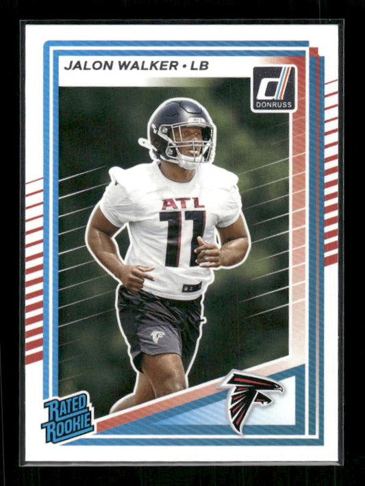 Jalon Walker - 2025 Donruss Football - Rated Rookie