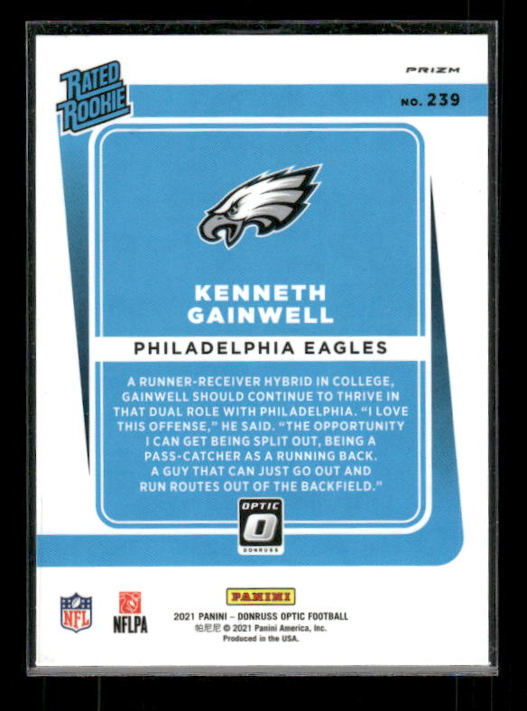 Kenneth Gainwell - 2021 Donruss Optic - Stars SSP - Rated Rookie