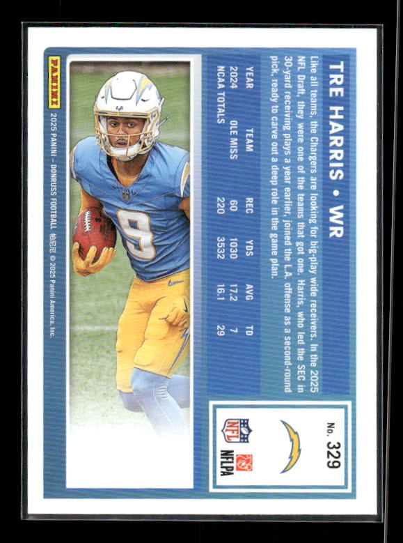 Tre Harris - 2025 Donruss Football - Rated Rookie