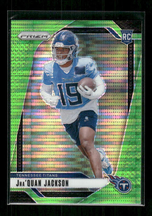 Jha'Quan Jackson - 2024 Panini Prizm - Neon Green Pulsar - Rookie