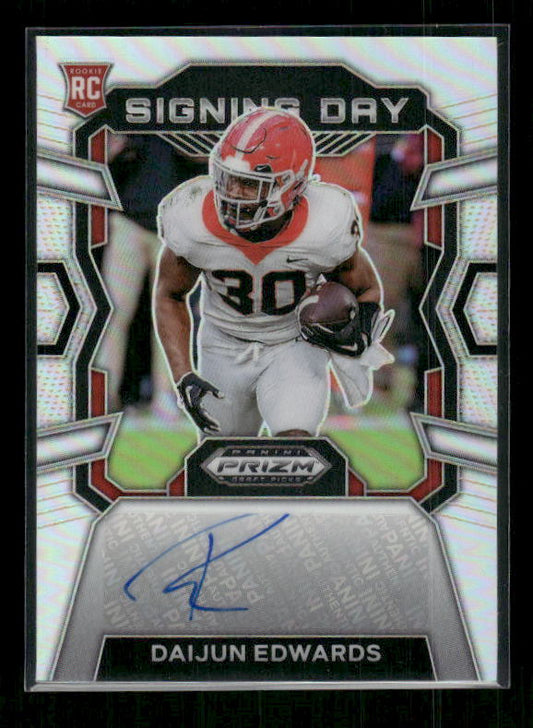 Daijun Edwards - 2024 Panini Prizm Draft Picks - Signing Day Auto - Rookie