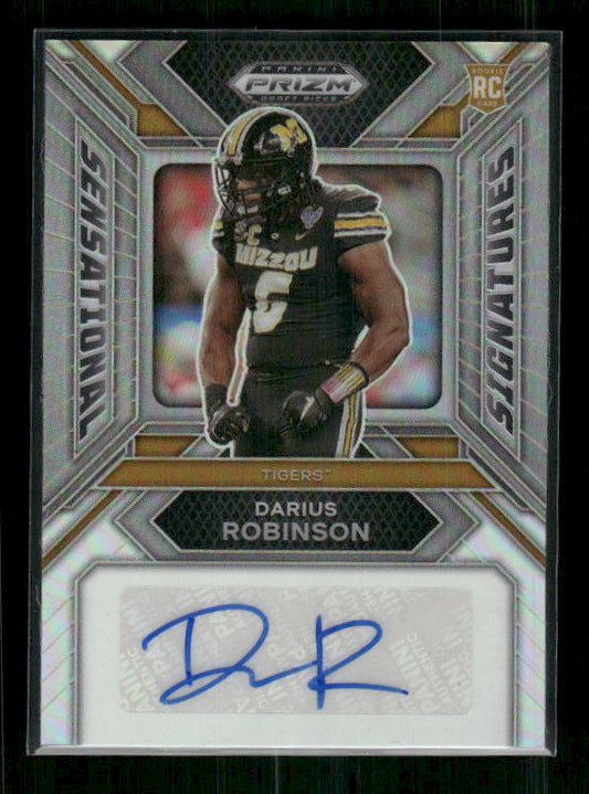 Darius Robinson - 2024 Panini Prizm Draft Picks - Silver Auto - Rookie