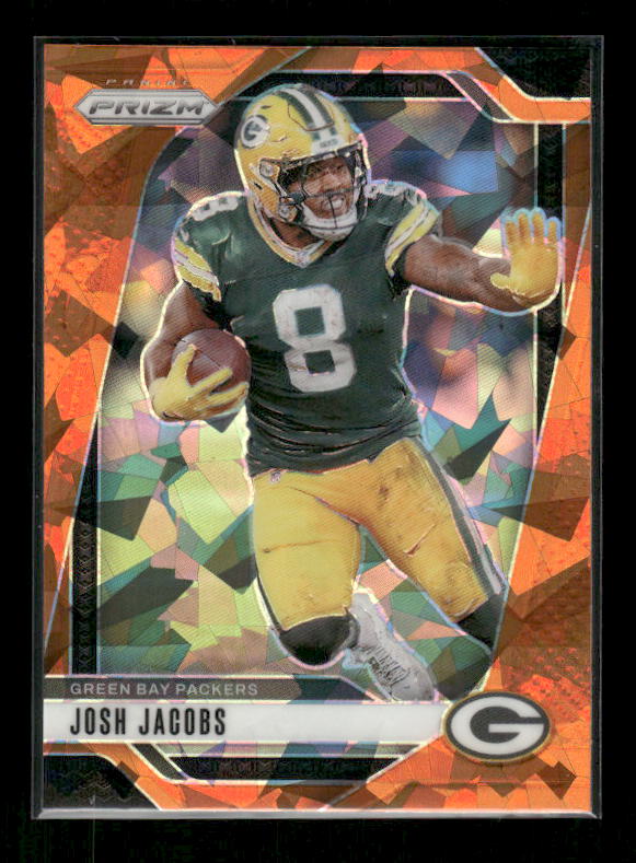 Josh Jacobs - 2024 Panini Prizm - Orange Ice