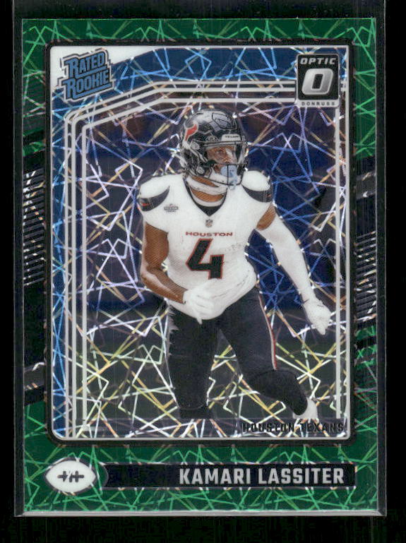 Kamari Lassiter - 2024 Donruss Optic - Green Velocity - Rated Rookie