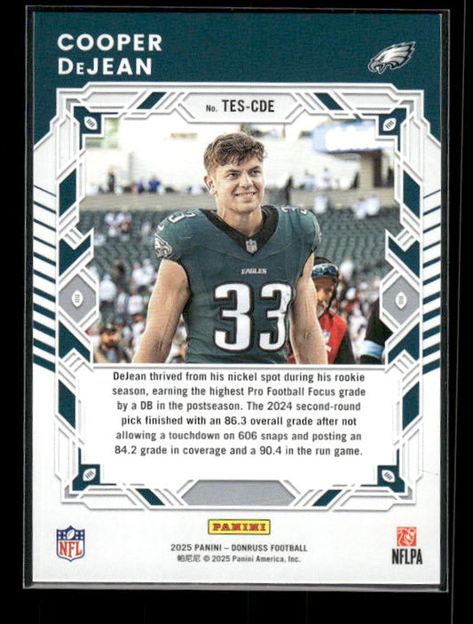 Cooper DeJean - 2025 Donruss Football - Elite Series