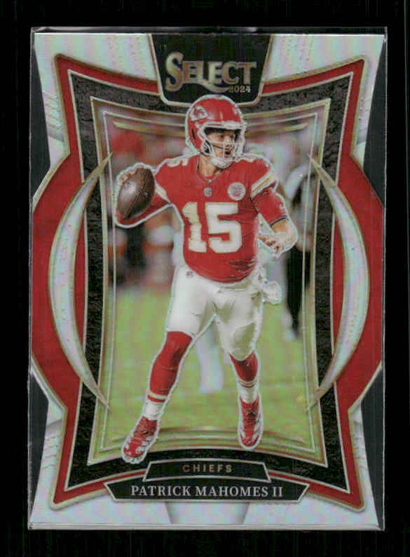 Patrick Mahomes - 2024 Select Football - Silver Die Cut - Concourse