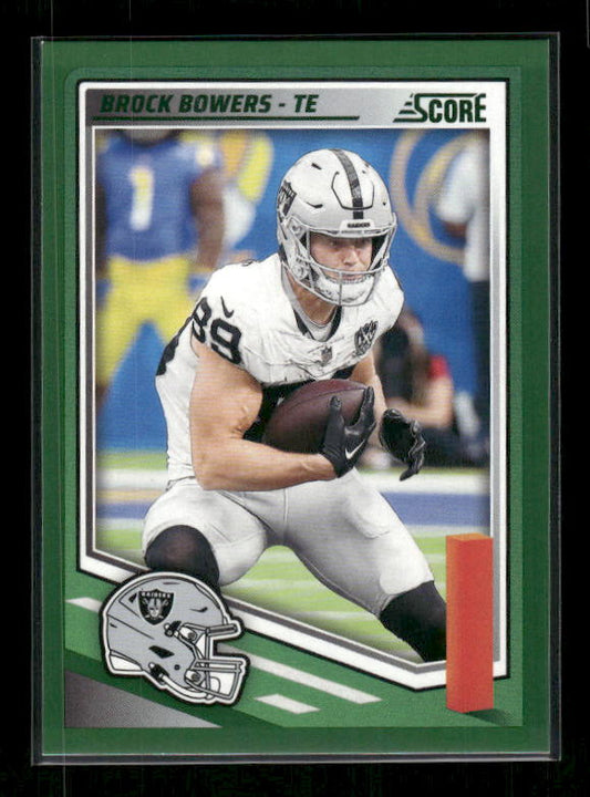 Brock Bowers - 2025 Score Football - Green