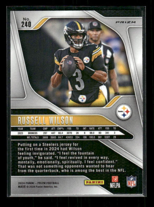 Russell Wilson - 2024 Panini Prizm - No Huddle