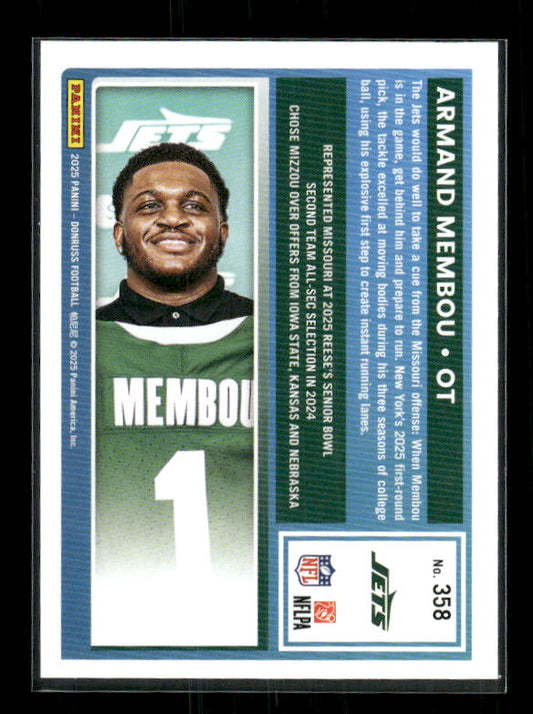 Armand Membou - 2025 Donruss Football - Rated Rookie