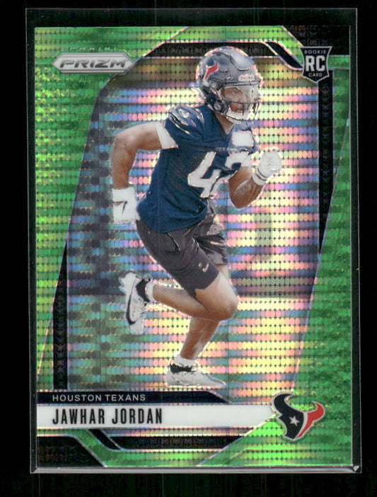 Jawhar Jordan - 2024 Panini Prizm - Neon Green Pulsar - Rookie
