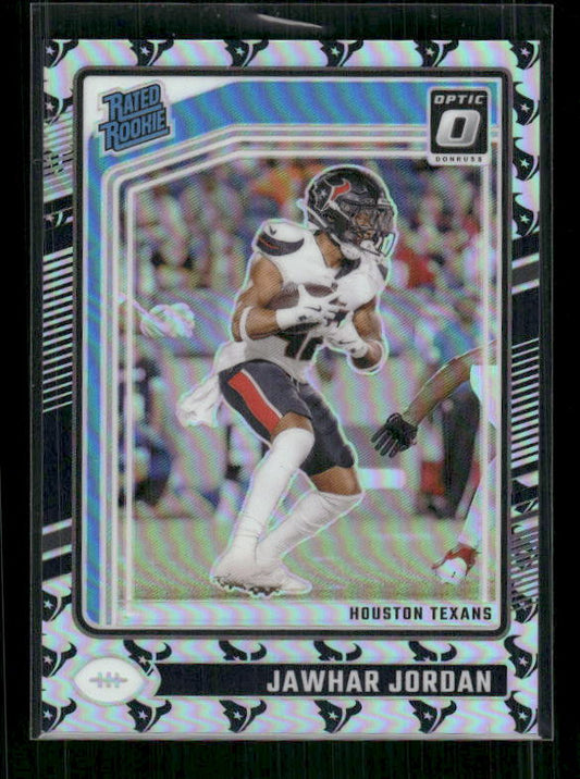 Jawhar Jordan - 2024 Donruss Optic - Team Logo /32 - Rated Rookie