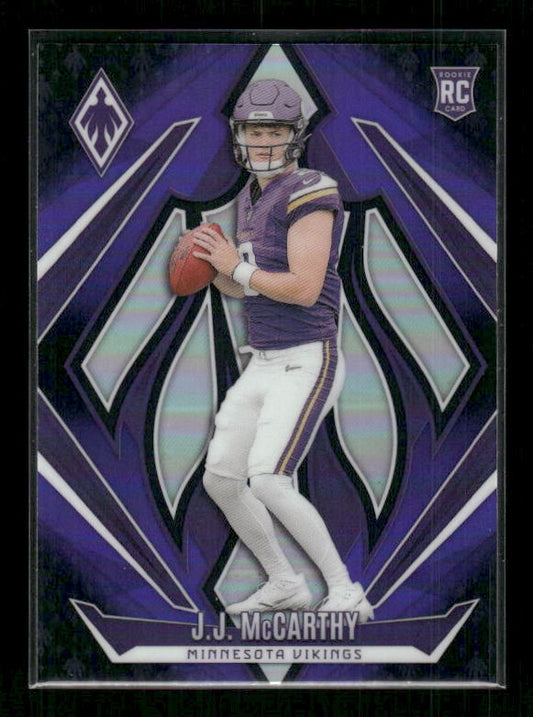 J.J. McCarthy - 2024 Phoenix Football - Purple Fade - Rookie