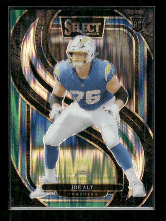 Joe Alt - 2024 Select Football - Black & Green Shock - Premier - Rookie