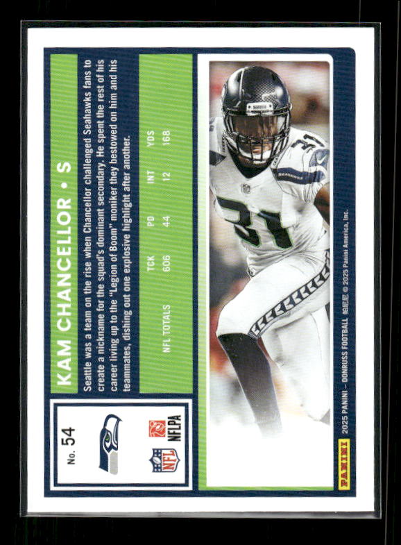 Kam Chancellor - 2025 Donruss Football - Purple Press Proof