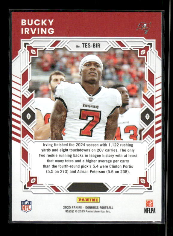 Bucky Irving - 2025 Donruss Football - Elite Series