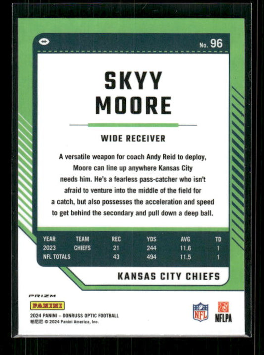 Skyy Moore - 2024 Donruss Optic - Stars SSP