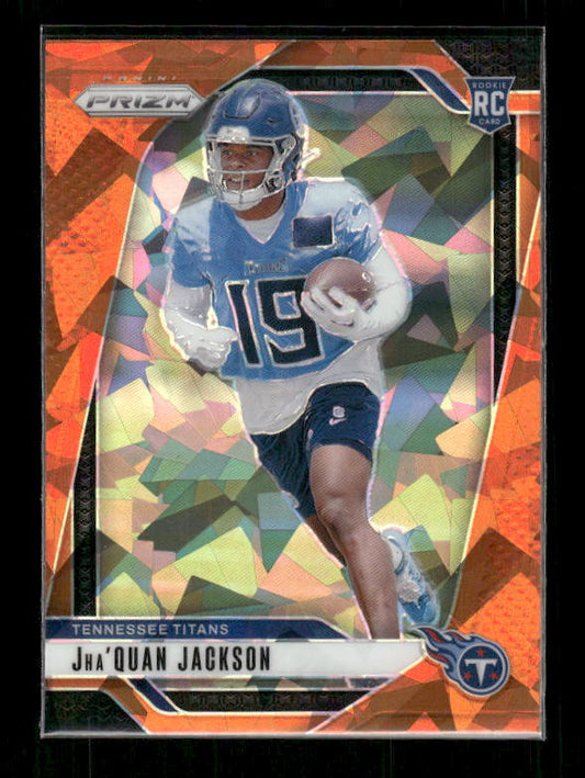 Jha'Quan Jackson - 2024 Panini Prizm - Orange Ice - Rookie