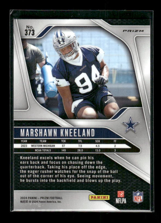 Marshawn Kneeland - 2024 Panini Prizm - Neon Green Pulsar - Rookie